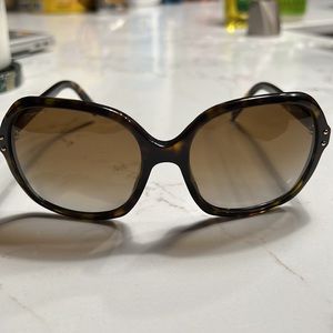 Prada 2AU-6E1 Tortoise Brown Polarized Sunglasses